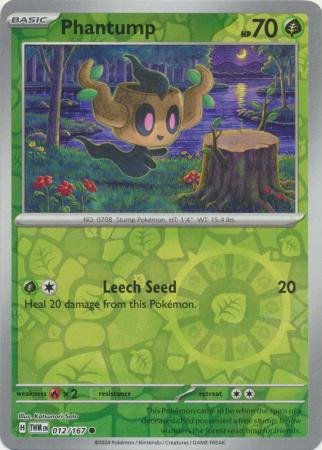 012/167 - Phantump - Common Reverse Holo
