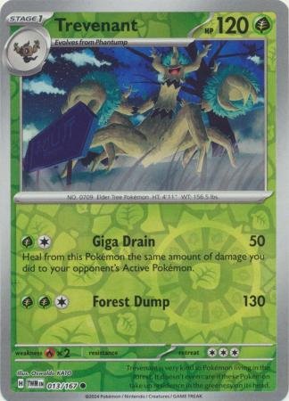 013/167 - Trevenant - Common Reverse Holo
