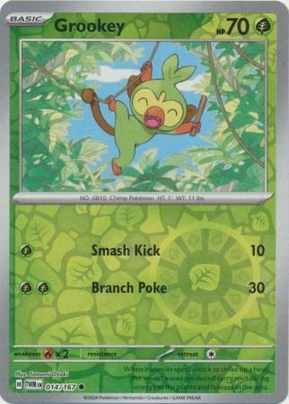 014/167 - Grookey - Common Reverse Holo