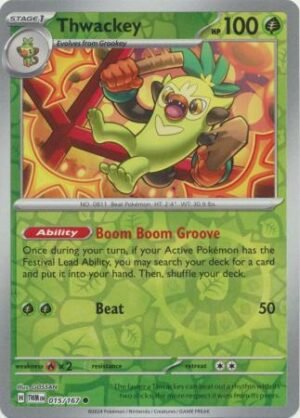 015/167 - Thwackey - Common Reverse Holo