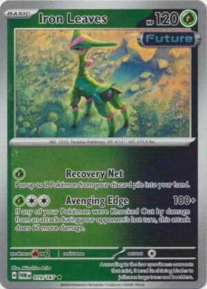 019/167 - Iron Leaves - Holo Rare Reverse Holo