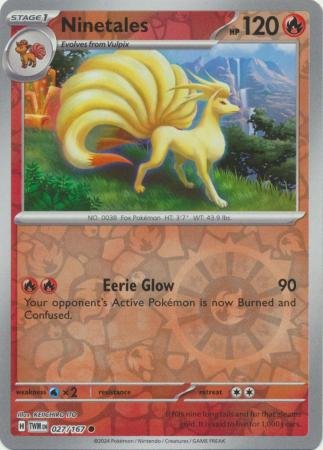 027/167 - Ninetales - Common Reverse Holo