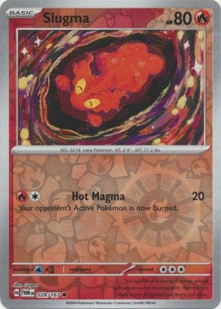 028/167 - Slugma - Common Reverse Holo