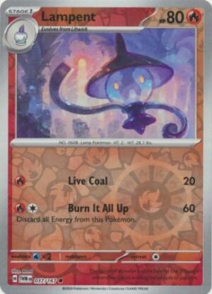 037/167 - Lampent - Common Reverse Holo