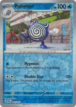 042/167 - Poliwhirl - Common Reverse Holo