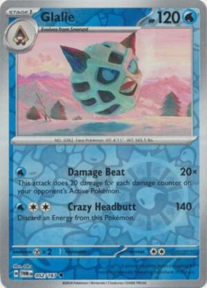 052/167 - Glalie - Uncommon Reverse Holo