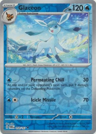 054/167 - Glaceon - Uncommon Reverse Holo