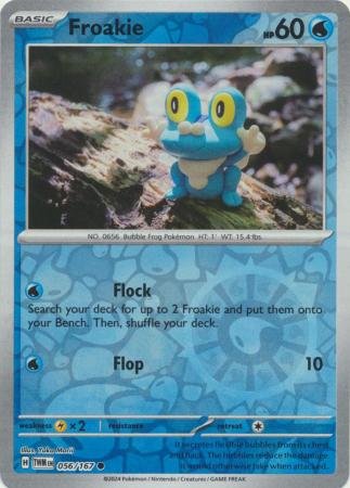 056/167 - Froakie - Common Reverse Holo