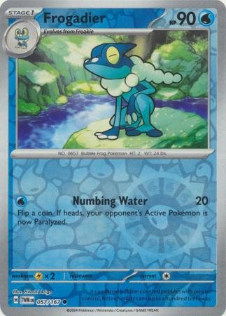 057/167 - Frogadier - Common Reverse Holo