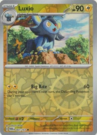 067/167 - Luxio - Common Reverse Holo