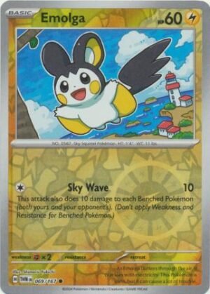 069/167 - Emolga - Common Reverse Holo