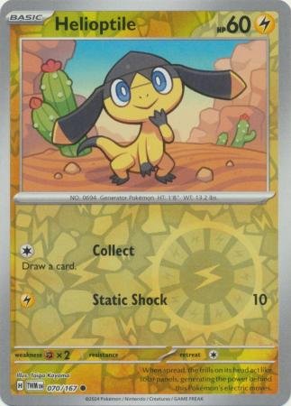 070/167 - Helioptile - Common Reverse Holo