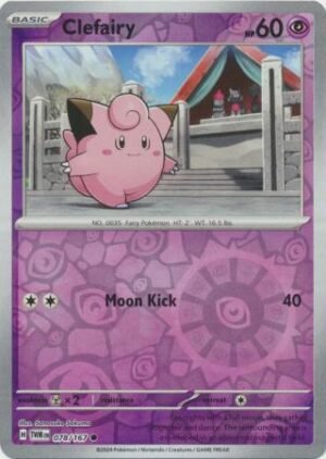 078/167 - Clefairy - Common Reverse Holo