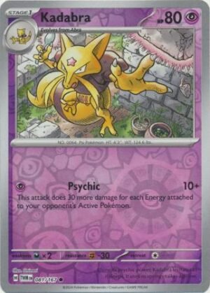 081/167 - Kadabra - Common Reverse Holo
