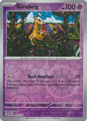 083/167 - Girafarig - Common Reverse Holo