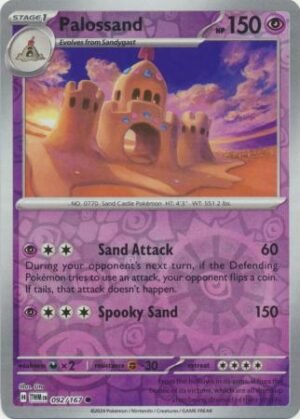 092/167 - Palossand - Common Reverse Holo