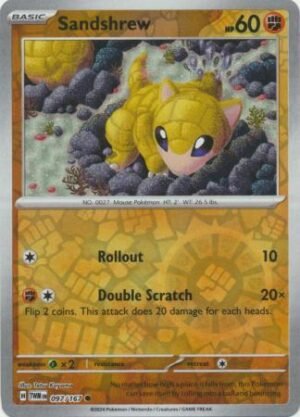 097/167 - Sandshrew - Common Reverse Holo