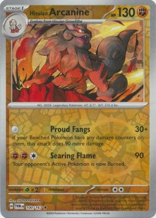 1807697.jpg 100/167 - Hisuian Arcanine - Holo Rare Reverse Holo