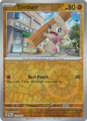 103/167 - Timburr - Common Reverse Holo