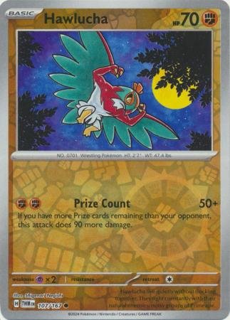 107/167 - Hawlucha - Common Reverse Holo