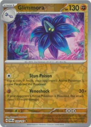 109/167 - Glimmora - Uncommon Reverse Holo