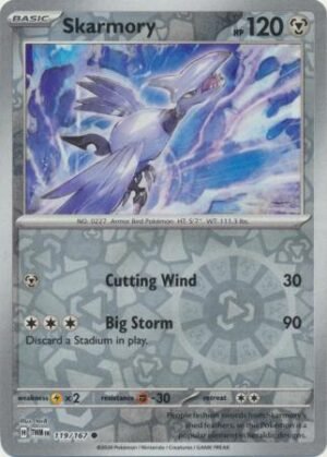 119/167 - Skarmory - Common Reverse Holo