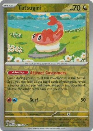 131/167 - Tatsugiri - Uncommon Reverse Holo