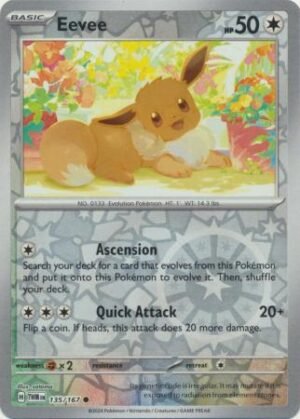1807728.jpg 135/167 - Eevee - Common Reverse Holo