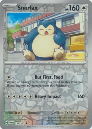 1807729.jpg 136/167 - Snorlax - Uncommon Reverse Holo