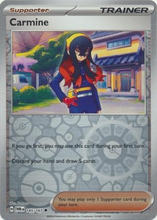 145/167 - Carmine - Uncommon Reverse Holo