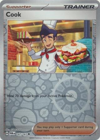 147/167 - Cook - Uncommon Reverse Holo