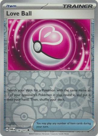 156/167 - Love Ball - Uncommon Reverse Holo