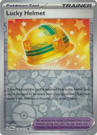 158/167 - Lucky Helmet - Uncommon Reverse Holo