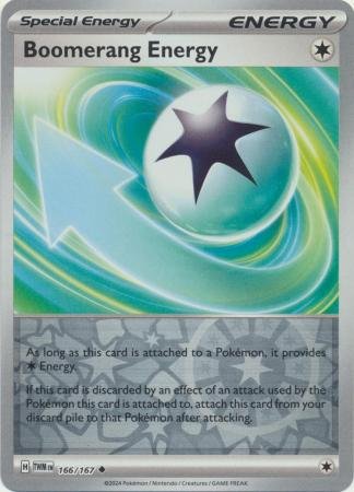 166/167 - Boomerang Energy - Uncommon Reverse Holo