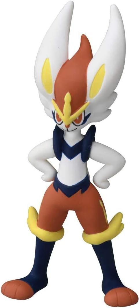 414pg0u912L._AC_SL1072_ Pokemon Takara Tomy – Monster Collection MS-35 Cinderace – MonColle