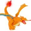 Pokémon Charizard Deluxe Feature Figure - Includes Interactive Charizard Figure and Pikachu Figure with Figure Launcher - Authentic Details