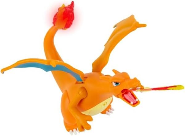 Pokémon Charizard Deluxe Feature Figure - Includes Interactive Charizard Figure and Pikachu Figure with Figure Launcher - Authentic Details