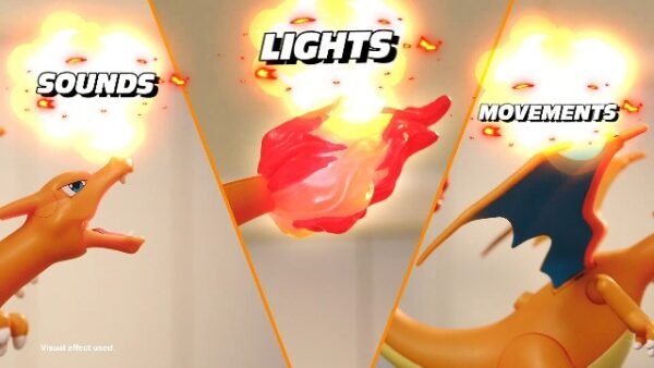 Pokémon Charizard Deluxe Feature Figure - Includes Interactive Charizard Figure and Pikachu Figure with Figure Launcher - Authentic Details