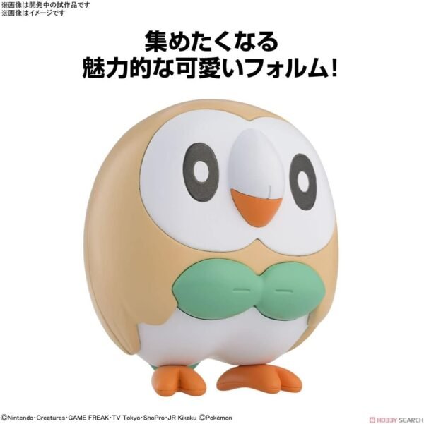Pokémon BANDAI Hobby Plastic Model Kit Quick!! 10 Rowlet PLAMO