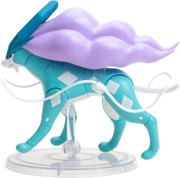 Pokemon Select Super Articulated SUICUNE - (15.24 cm) 6-Inch Suicune Figure con 15 puntos de Articulacion