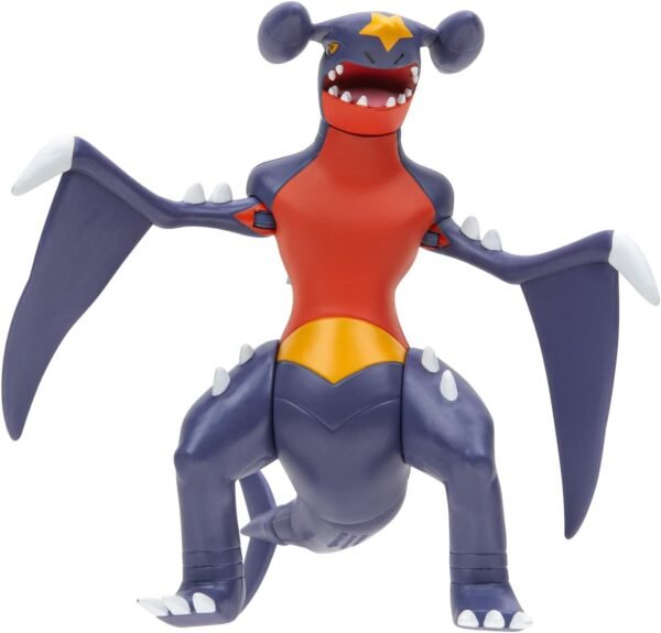 61msuj6rk2L._AC_SL1500_ Pokémon Garchomp Battle Feature Figure - Battle Ready Figure with Tail Swing Attack