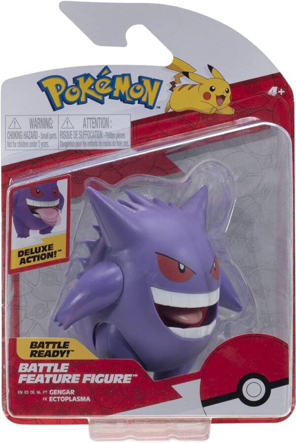 Pokemon Gengar Battle Feature Deluxe Action Figure