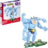 Mega Pokémon Building Toys Set Machamp  con 401 Piezas, Articuladas y Articuladas con Movimiento, (17.78 cm) 6+ Inches Tall