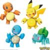 71uGnTtEPsL._AC_SL1500_ MEGA Pokémon Building Toys Set Equipo de la Región de Kanto con 130 piezas, 4 personajes articulados y articulados, (5 cm) 2 pulgadas de alto