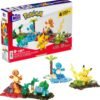 81PZTLwknQL._AC_SL1500_ MEGA Pokémon Building Toys Set Equipo de la Región de Kanto con 130 piezas, 4 personajes articulados y articulados, (5 cm) 2 pulgadas de alto