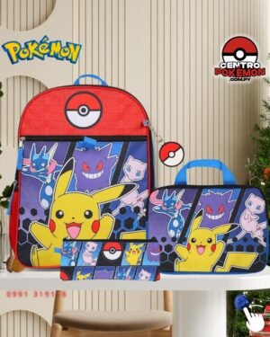 Mochila Pokémon set Pikachu Gengar Mew Greninja Mochila Pokémon set Pikachu Gengar Mew Greninja