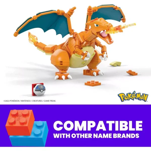 GUEST_6b61f59a-107a-4c7f-b157-fc09219a538b MEGA Pokemon Charizard Construction Set 222pc