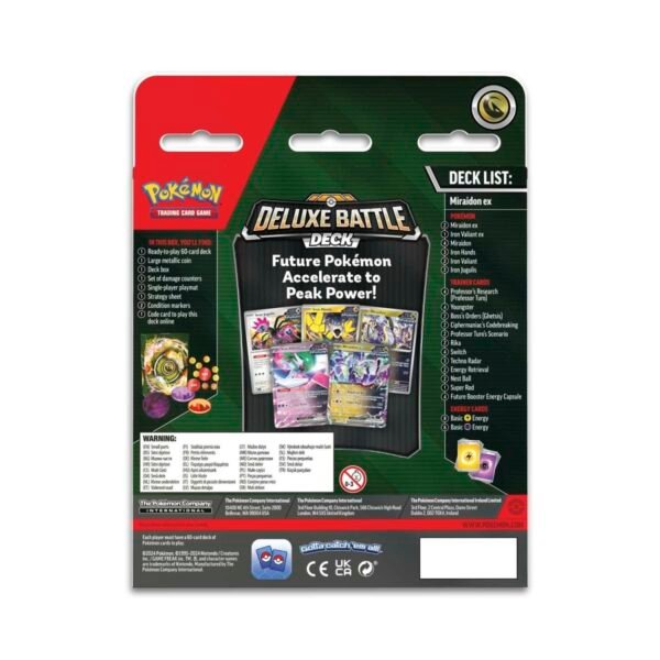 P9566_699-41272_05 mazo Miraidon ex Deluxe Battle Deck - ingles