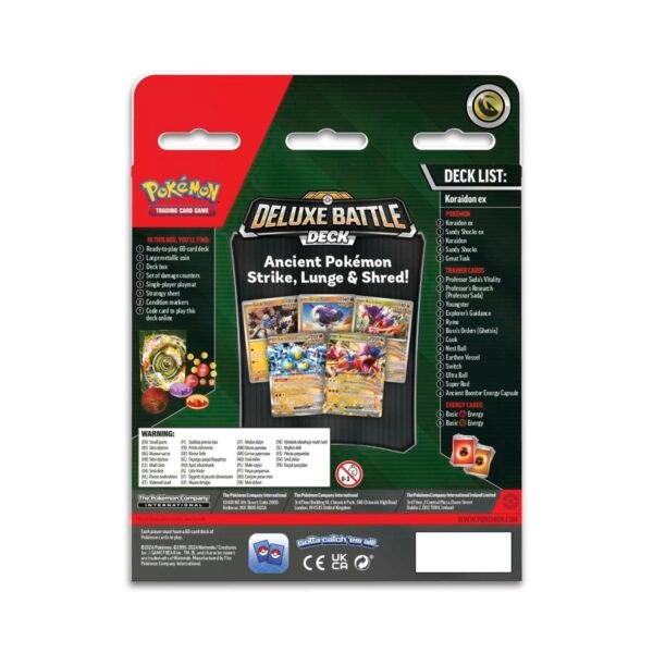 Mazo Koraidon ex Deluxe Battle Deck - ingles