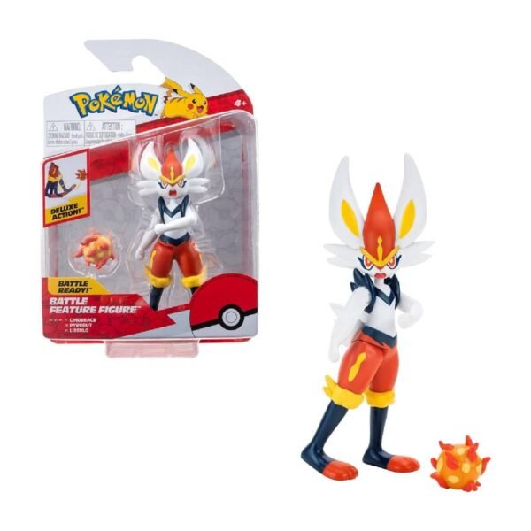 Pokemon Cinderace Battle Figure
